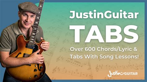 Introducing JustinGuitar TABS!.